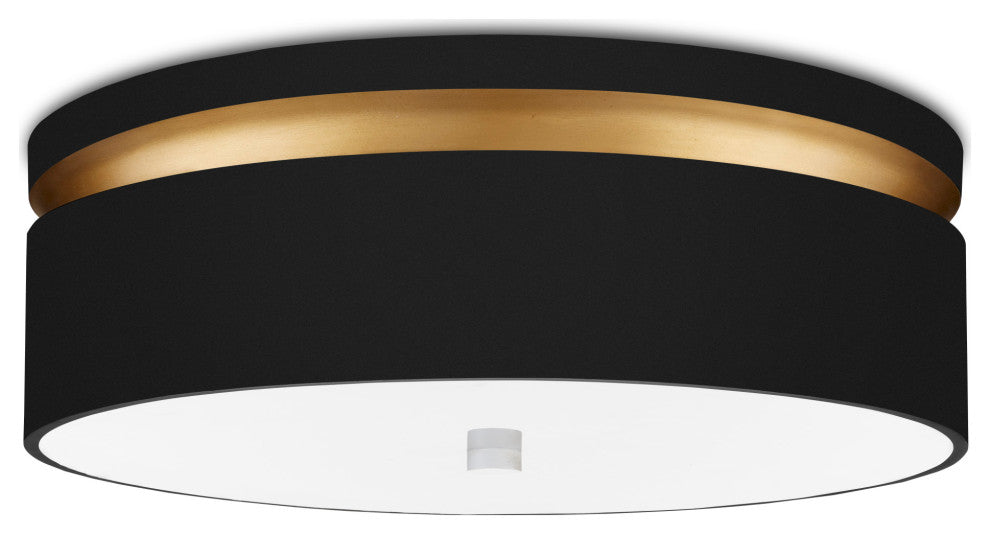 Serenity Black Flush Mount