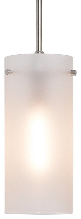 Effimero 1-Light Stem Hung Pendant Lamp, Brushed Nickel