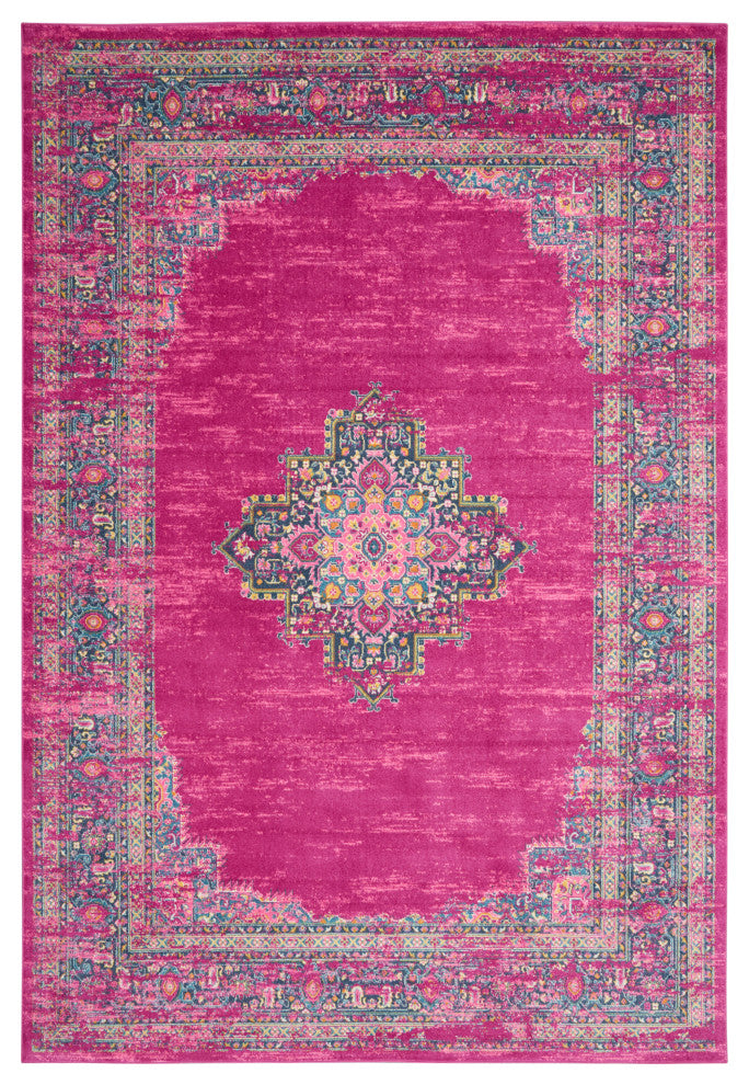 Nourison Passion 12' x 15' Fuchsia Bohemian Indoor Area Rug