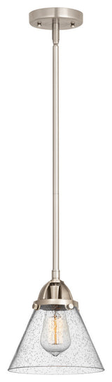Large Cone Mini Pendant, Brushed Satin Nickel, Seedy, Seedy