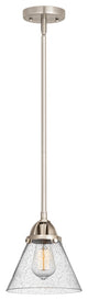 Large Cone Mini Pendant, Brushed Satin Nickel, Seedy, Seedy