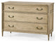 French Louis XVI Style Commode Natural 52"