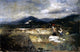 Cesare Tallone Landscape With Figures, 18"x27" Wall Decal Print