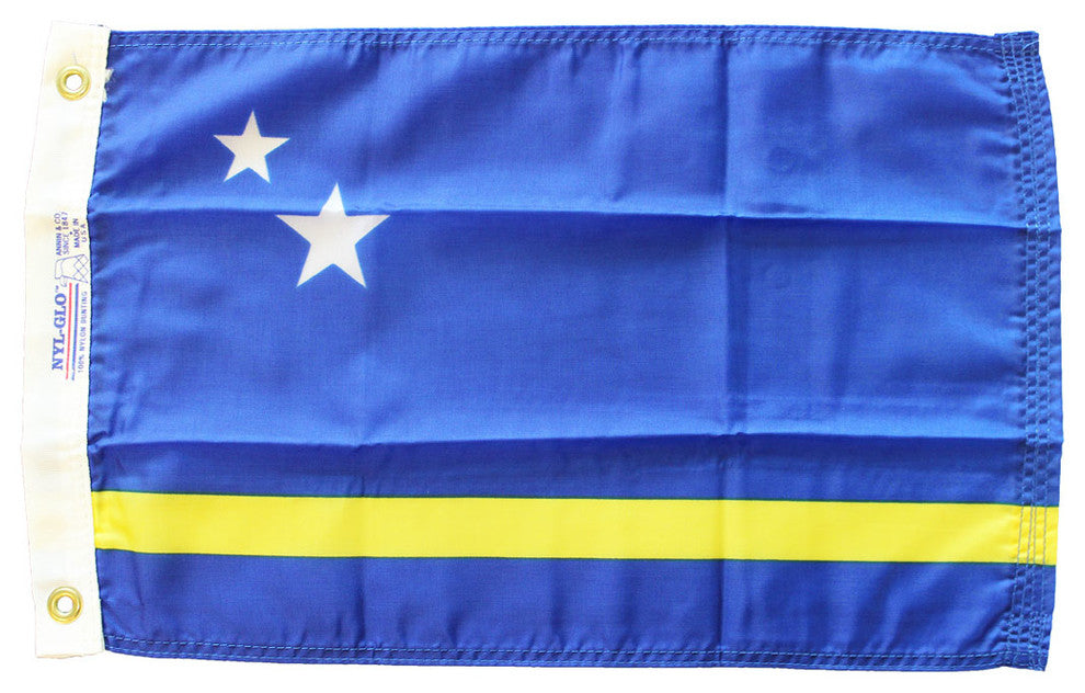 Curacao, 12"x18" Nylon Flag