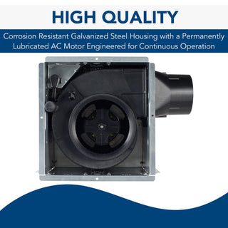 AE110 Invent FlexENERGY STAR Qualified Single-Speed Ventilation Fan, 50 Cfm