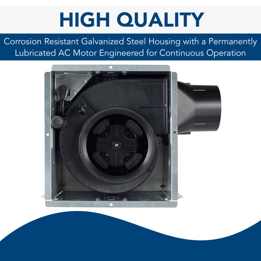 AE110 Invent FlexENERGY STAR Qualified Single-Speed Ventilation Fan, 50 Cfm