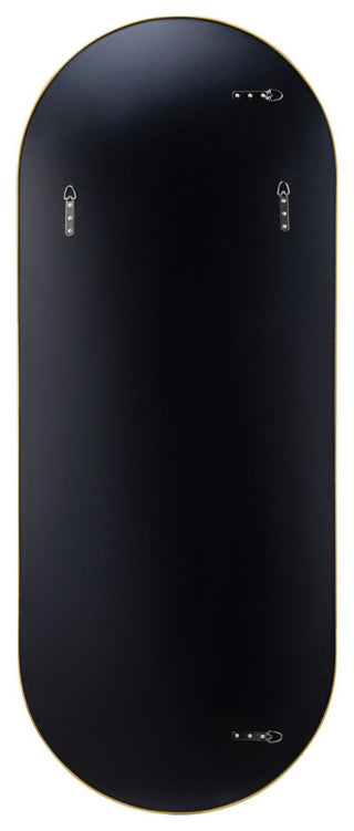 Varaluz 434MI24 Capsule 24" W x 60" H Oval Bathroom Mirror - Chrome