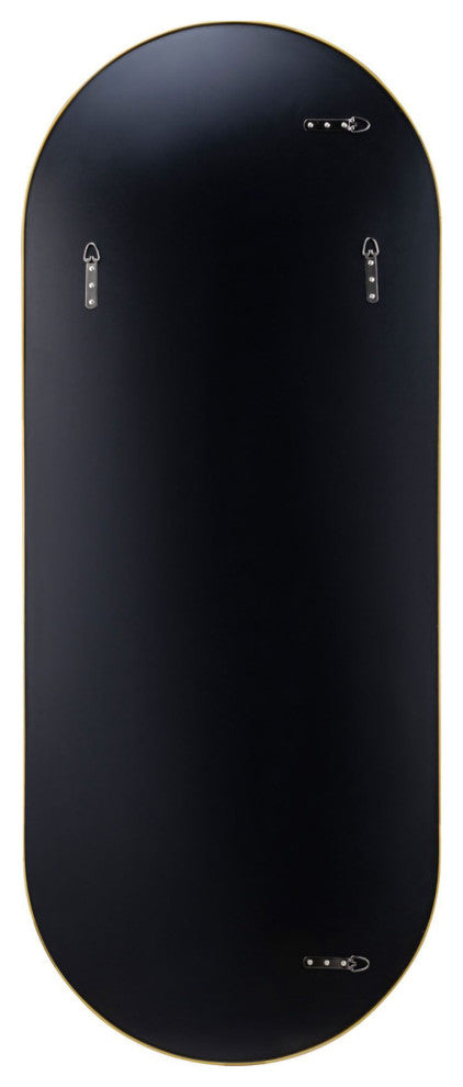 Varaluz 434MI24 Capsule 24" W x 60" H Oval Bathroom Mirror - Chrome