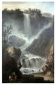 "Falls of Terni" Digital Paper Print by Claude-Joseph Vernet, 21"x32"