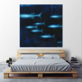 "School II" Fine Art Giant Canvas Print, 72"x72"
