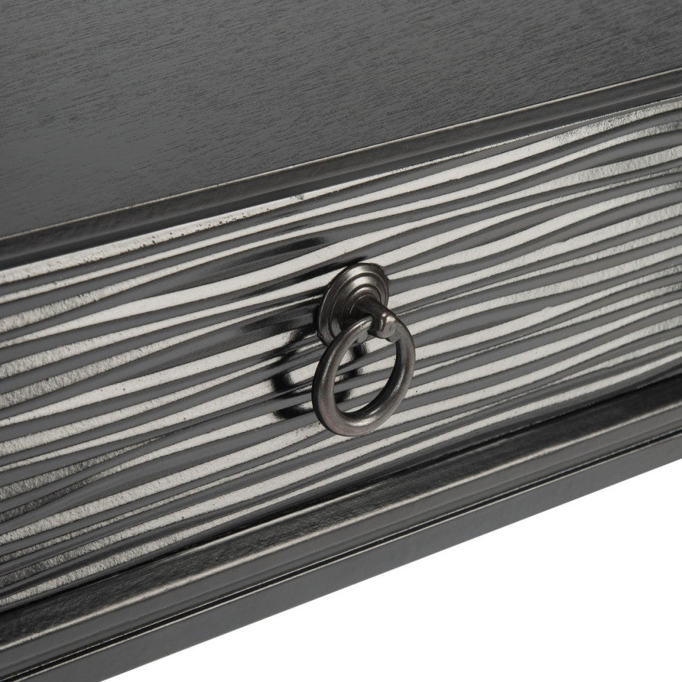 Safavieh Mabel 1 Drawer Accent Table, Black
