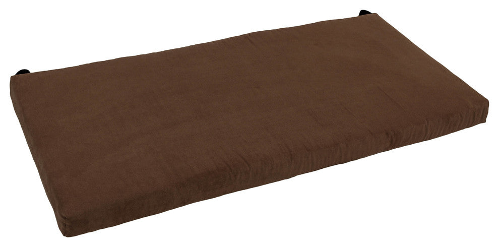 42"x19" Micro Suede Loveseat Cushion, Chocolate