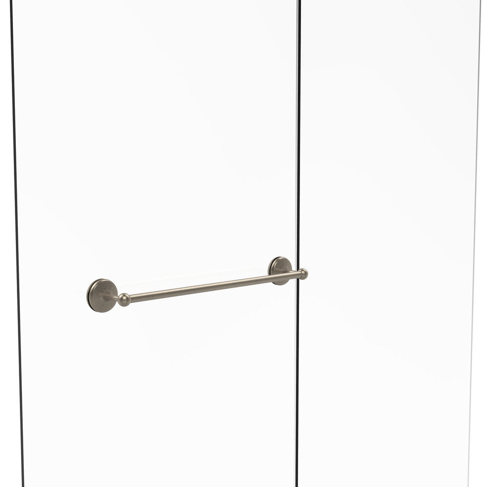 Monte Carlo 24" Shower Door Towel Bar, Antique Pewter