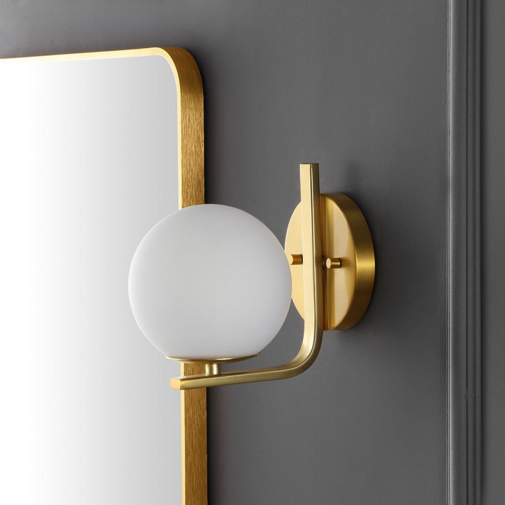 Safavieh Liraz 8" Wall Sconce, Brass