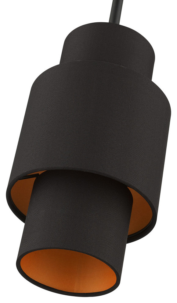 Livex Lighting Sentosa 1-Light Black Pendant