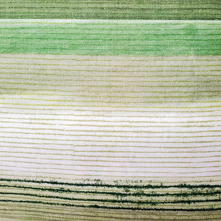 Sedona Stripes Green Throw Pillow 17x17, with Polyfill Insert