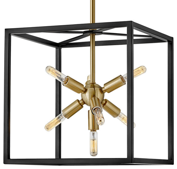 Hinkley Lighting 46313 Aros 7 Light 13"W Abstract Lisa McDennon - Black / Warm