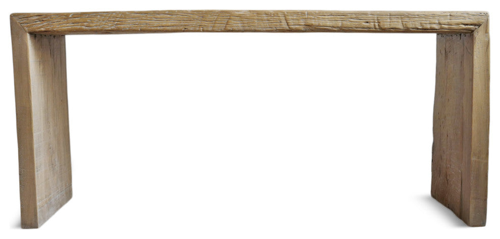 Salvaged Elm Waterfall Console Table