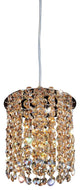 Milieu 1-Light Modern Mini-Pendant by Allegri, Firenze Fleet Argentine Mix
