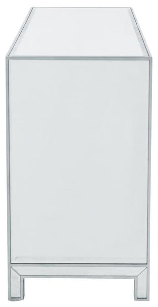 Dresser 6 Drawers 60" W X 18" D X 32" H, Antique Silver Paint