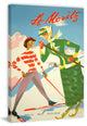 "St. Moritz" Painting Print on Wrapped Canvas, 12"x18"