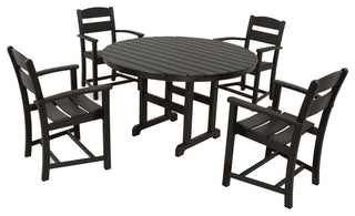 Ivy Terrace Classics 5-Piece Dining Set, Black