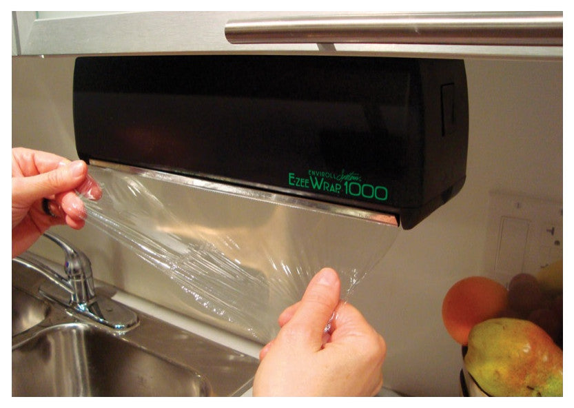 E-ZEE Wrap 1000 20112 Plastic Wrap Dispenser, Black