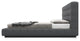 Grafton Bed Carbon Gray Fabric / Queen