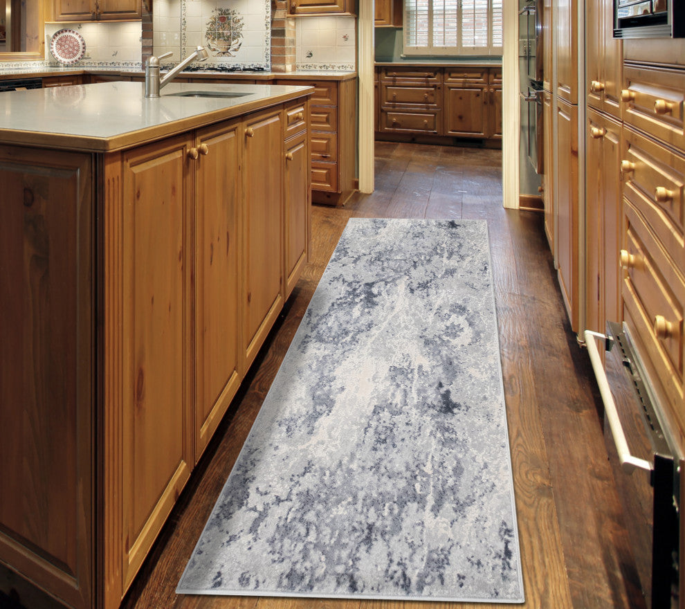 Noori Rug High-Low Barron Silver/Charcoal Rug