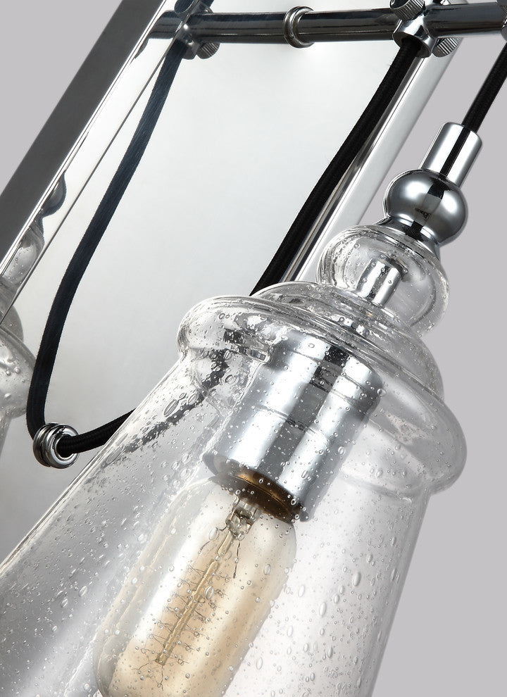 Generation Lighting 1-Light Sconce, Chrome