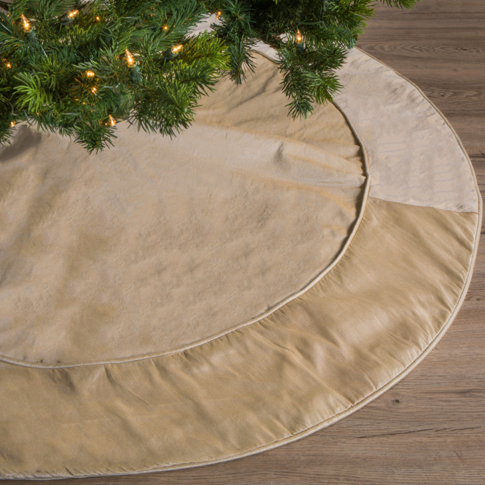 54" Champagne Colorway Treeskirt