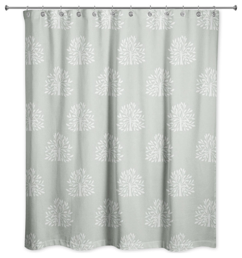 Blooming Bush Sage 71 x 74 Shower Curtain