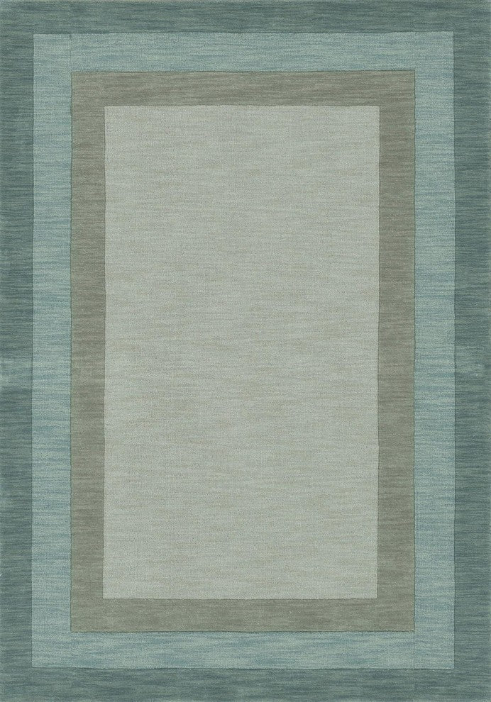 Hand Loomed 100% Wool Pile Hamilton Area Rug by Loloi, Fern, 9'-3" X 13'