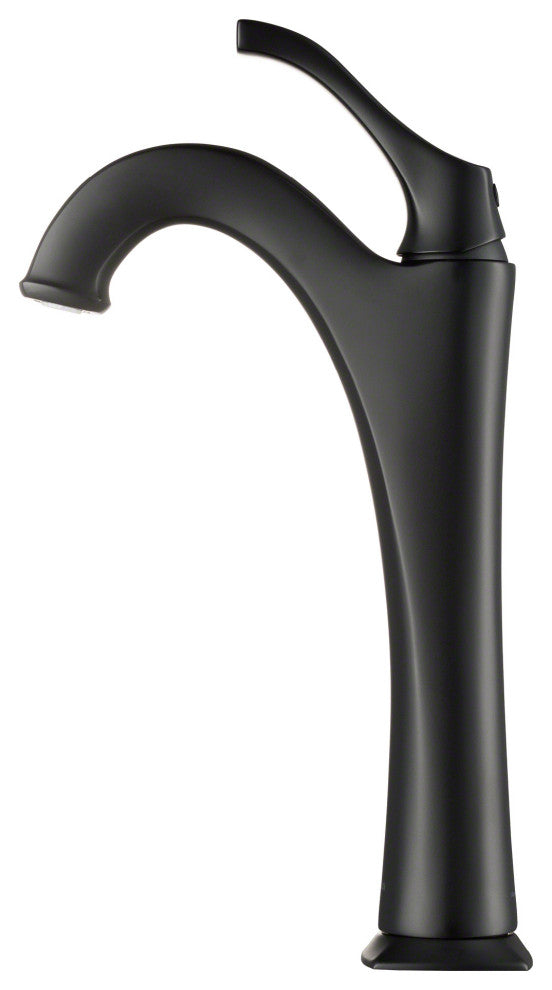 Kraus Arlo Single Handle Vessel Faucet, Pop Up Drain, Rubbed Bronze, Set of 2
