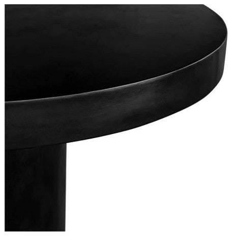 Cassius Black Round Outdoor Dining Table