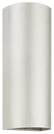Bond 1 Light Brushed Nickel Outdoor/Indoor  ADA Large Sconce