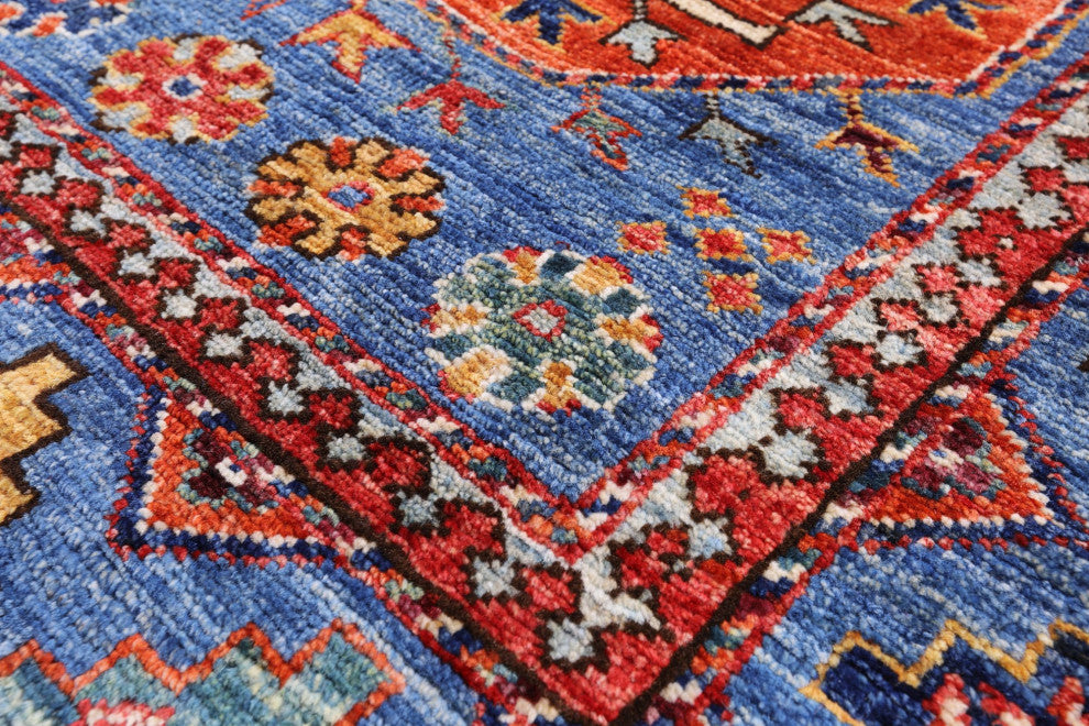 Handmade Bokhara Wool Rug 4' 10" X 7' 1" - Q12657