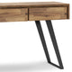 Lowry Console Sofa Table, Distressed Golden Wheat