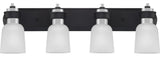 Quoizel CRD8630BN Four Light Bath, Brushed Nickel Finish