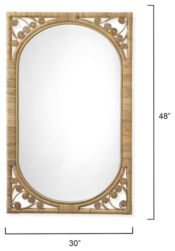 Primrose Rattan Mirror