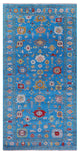 6' 1" X 12' 4" Hand Knotted Turkish Oushak Wool Rug - Q14979