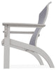 Adirondack Sling Outdoor Adirondack Armchair, Brooks/Warm Gray
