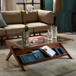 Ink+Ivy Rocket Coffee Table, Pecan