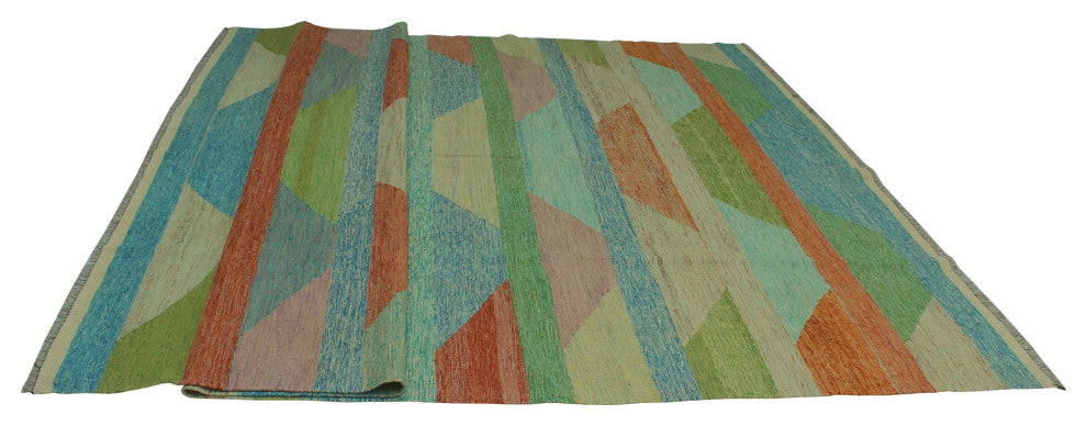 Winchester Kilim Rida Green Rug