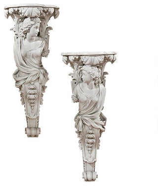 French Baroque Caryatid Facing Right