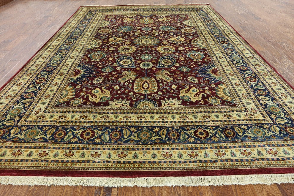 9'x12' Oriental Hand Knotted Peshawar Rug, MC475