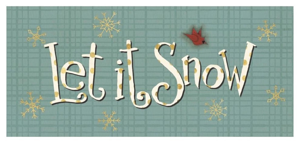 "Snowmen Season VI" Digital Paper Print by Anne Tavoletti, 46"x22"