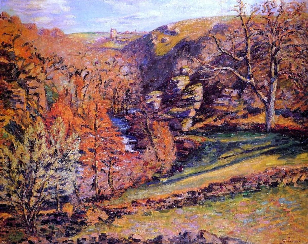 Armand Guillaumin La Ravin de la Folie- Crozant Wall Decal Print