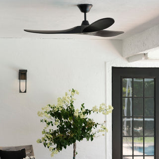 Maverick Coastal 3 Blade Outdoor Ceiling Fan Matte White Matte Black