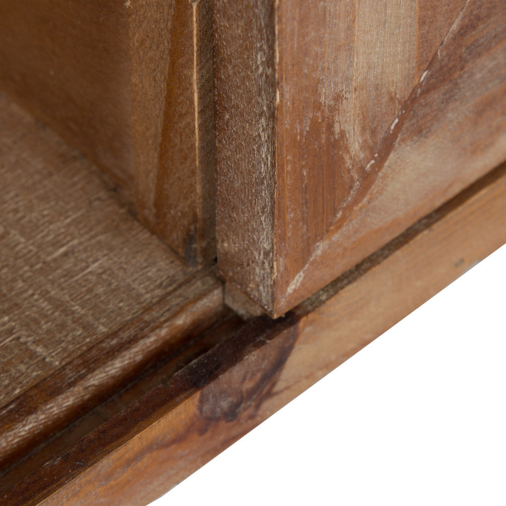 Cates Wood End Table with Sliding Barn Door